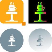 diseño de icono de mesa de café vector