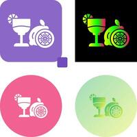 Lime Juice Icon Design vector