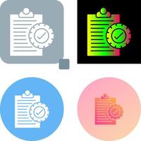 Check List Icon Design vector