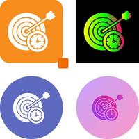 In Time Icon Design vector