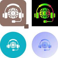 Call Center Icon Design vector