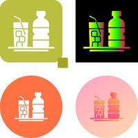 Mineral Water Icon Design vector