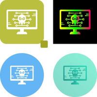 Malware Icon Design vector