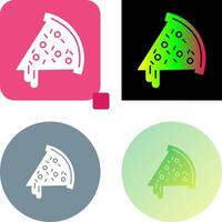 Pizza Slice Icon Design vector