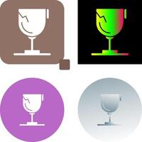 Glass Icon Design vector