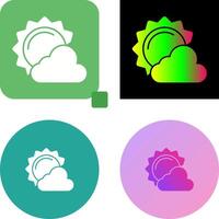 Sun Icon Design vector