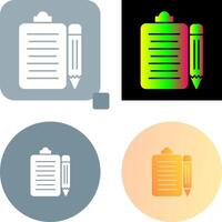 Clipboard Icon Design vector