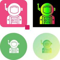 Astronaut Icon Design vector