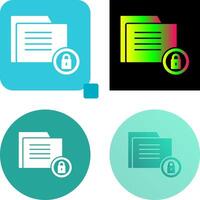 Data Security Icon Design vector