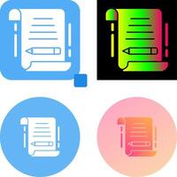 Write Icon Design vector