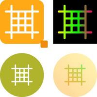 Square Layout Icon Design vector