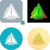 Warning Icon Design vector