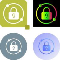 Pad Lock Icon Design vector