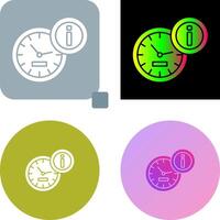 Clock Icon Design vector