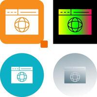 Web Page Icon Design vector