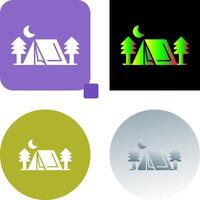 Tent Icon Design vector