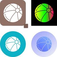 Beach Ball Icon Design vector