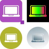 Laptop Icon Design vector