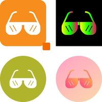 Sun Glasses Icon Design vector