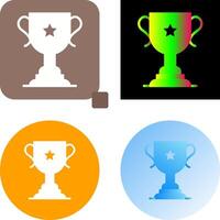 Trophy Icon Design vector