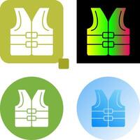 Life jacket Icon Design vector