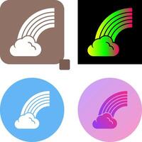 Rainbow Icon Design vector