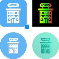 Hostel Icon Design vector