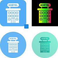 Hostel Icon Design vector