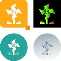 Pinwheel Icon Design vector