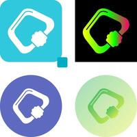 Carabiner Icon Design vector