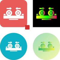 Collision Icon Design vector