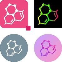 Molecule Icon Design vector