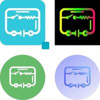 Electrical Circuit Icon Design vector