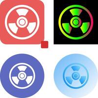 Nuclear Icon Design vector