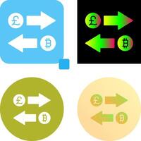 Exchange Icon Design vector