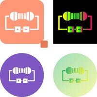 Resistor Icon Design vector