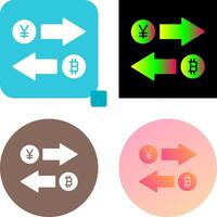 Exchange Icon Design vector