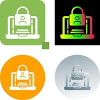 Authentication Icon Design vector