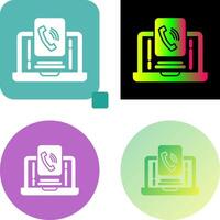 Contact Icon Design vector