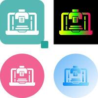 Print Icon Design vector