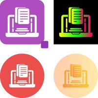 Document Icon Design vector