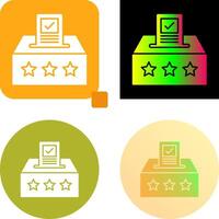 Ballot Icon Design vector
