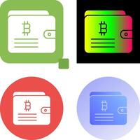 Wallet Icon Design vector