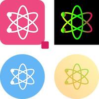 Atom Icon Design vector