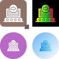 Container Icon Design vector