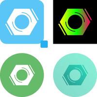 Nut Icon Design vector