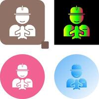 Worker Icon Design vector