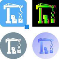 Robotic Arm Icon Design vector