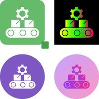 Conveyor Belt Icon Design vector