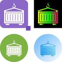 Container Icon Design vector